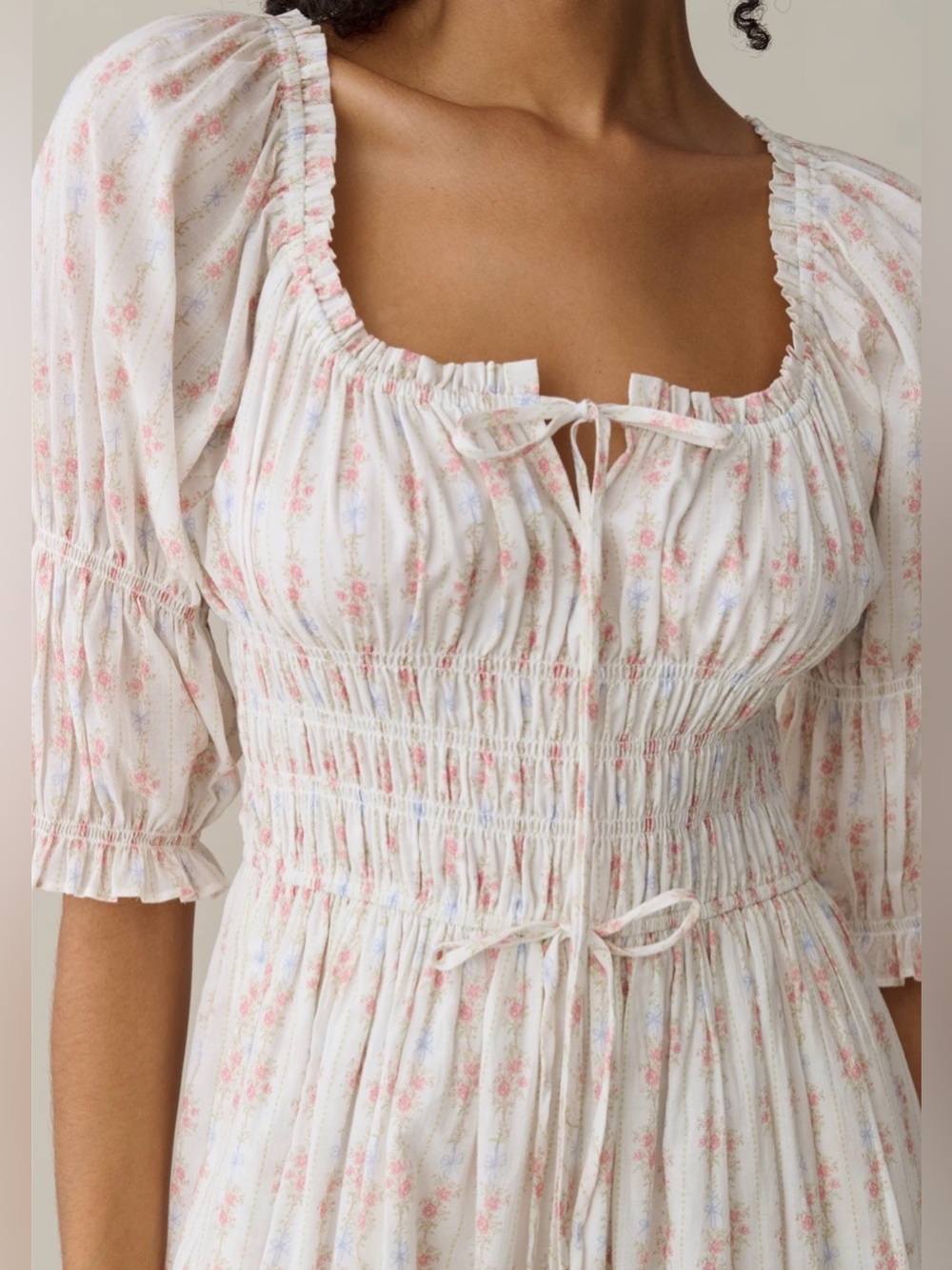 Sorella Marguerite Cotton Midi Dress Large NWT Former LoveShackFancy Designer - Picture 1 of 5